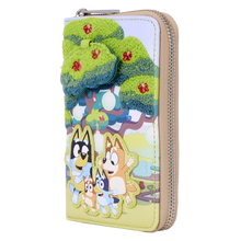 Load image into Gallery viewer, Bluey’s Backyard Zip-Around Wallet