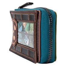 Load image into Gallery viewer, Halloween Michael Myers Pumpkin Glow Accordion Zip Around Wallet
