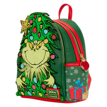 Load image into Gallery viewer, Dr. Seuss How the Grinch Stole Christmas! Tree Light Up Plush Mini Backpack
