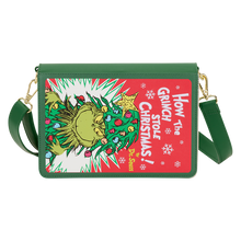 Load image into Gallery viewer, Dr. Seuss How the Grinch Stole Christmas! Holiday Color-In Crossbody Bag