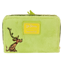 Load image into Gallery viewer, Dr. Seuss' How The Grinch Stole Christmas! Plush Cosplay Glow Zip Around Wallet