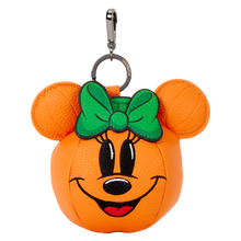 Load image into Gallery viewer, Minnie Mouse Pumpkin Keychain Charm