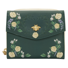 Load image into Gallery viewer, Bridgerton Floral Zip Around Wallet