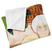 Load image into Gallery viewer, The Golden Girls at the Kitchen Table Throw Blanket