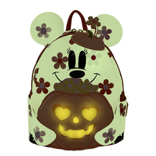 Load image into Gallery viewer, Minnie Mouse Floral Ghost Cosplay Light Up Glow Mini Backpack