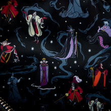 Load image into Gallery viewer, Disney Villains Iridescent All-Over Print Zip Around Wallet
