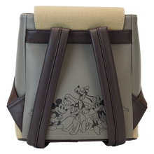 Load image into Gallery viewer, Mickey & Friends Canvas All Over Print Drawstring Bucket Mini Backpack