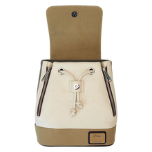 Load image into Gallery viewer, Mickey & Friends Canvas All Over Print Drawstring Bucket Mini Backpack