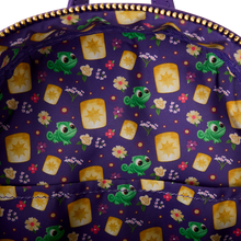 Load image into Gallery viewer, Tangled Rapunzel & Flynn Rider Lantern Light Up Mini Backpack