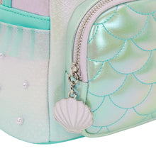 Load image into Gallery viewer, The Little Mermaid Iridescent Pearl Mini Backpack