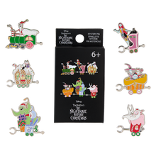 Load image into Gallery viewer, The Nightmare Before Christmas Christmas Town Train Mystery Box Pin