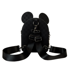 Load image into Gallery viewer, Mickey Mouse Checkered Texture Convertible Mini Backpack & Crossbody Bag