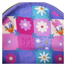 Load image into Gallery viewer, Daisy Duck 85th Anniversary Daisy Duck & Minnie Mouse Convertible Mini Backpack & Crossbody Bag