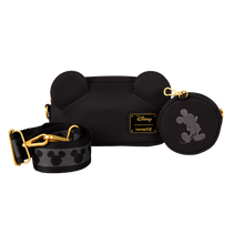 Load image into Gallery viewer, Mickey Mouse Nylon Sling Crossbody Bag with Coin Bag