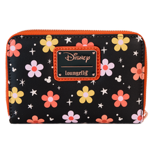Load image into Gallery viewer, Mickey & Minnie Floral Ghost Glow Zip Around Wallet