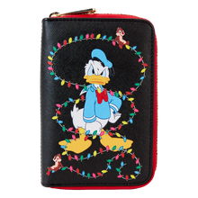 Load image into Gallery viewer, Mickey & Friends Christmas Light Decorations Zip Around Wallet
