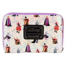 Load image into Gallery viewer, Disney Villains Iridescent All-Over Print Zip Around Wallet
