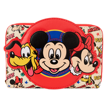 Load image into Gallery viewer, Mickey & Friends Classic All-Over Print Zip Around Wallet