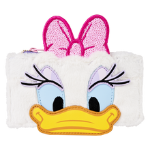 Load image into Gallery viewer, Daisy Duck 85th Anniversary Sequin Plush Cosplay Large Card Holder