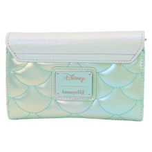 Load image into Gallery viewer, The Little Mermaid Iridescent Pearl Flap Wallet