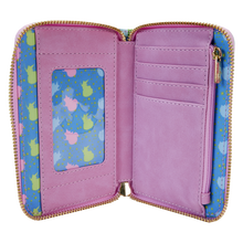 Load image into Gallery viewer, Sleeping Beauty Castle Three Good Fairies Stained Glass Zip Around Wallet