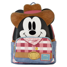 Load image into Gallery viewer, Western Mickey Mouse Cosplay Mini Backpack