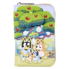 Load image into Gallery viewer, Bluey’s Backyard Zip-Around Wallet
