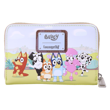 Load image into Gallery viewer, Bluey’s Backyard Zip-Around Wallet
