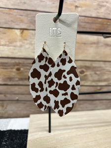 Cow Print Earrings