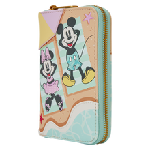Load image into Gallery viewer, Mickey &amp; Minnie Beach Fun Zip Around Wallet
