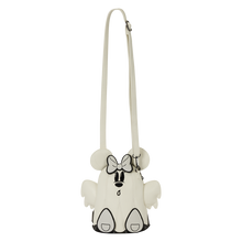 Load image into Gallery viewer, Mickey &amp; Minnie Mouse Ghost Glow Figural Crossbody Bag
