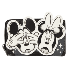 Load image into Gallery viewer, Mickey &amp; Minnie Mouse Ghost Zip Around Card Holder
