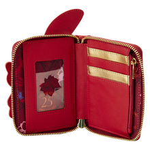 Load image into Gallery viewer, Mulan 25th Anniversary Mushu Glitter Cosplay Zip Around Wallet
