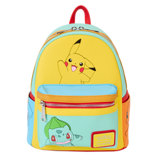 Load image into Gallery viewer, Pokémon Color Block Starters Mini Backpack
