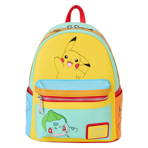 Pokémon Color Block Starters Mini Backpack