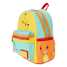 Load image into Gallery viewer, Pokémon Color Block Starters Mini Backpack

