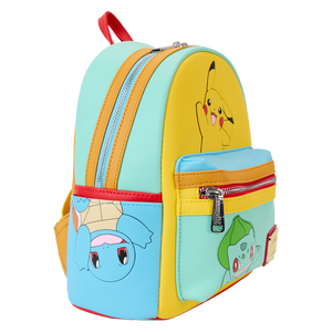 Pokémon Color Block Starters Mini Backpack