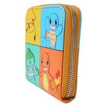 Load image into Gallery viewer, Pokémon Color Block Starters Zip Around Wallet
