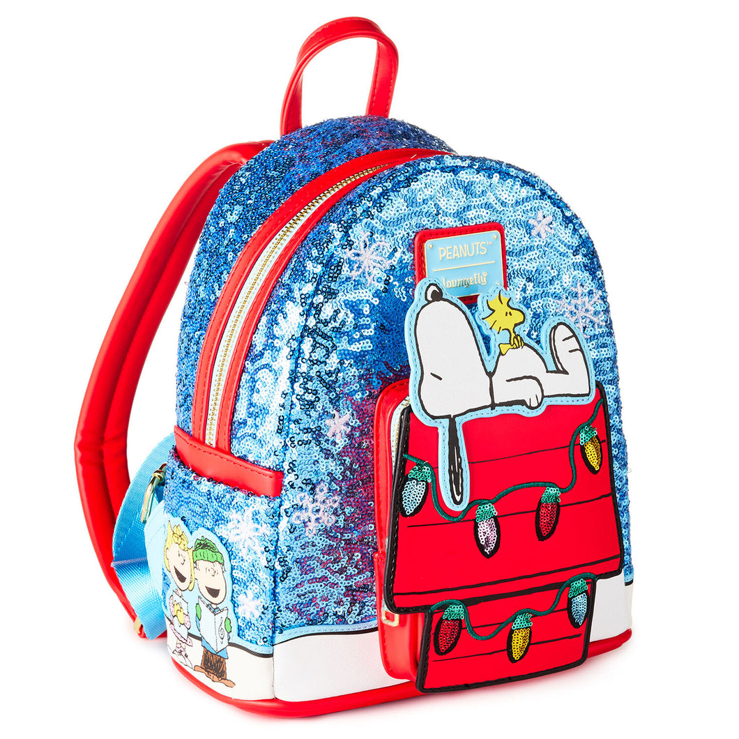 HALLMARK EXCLUSIVE Peanuts Sequin Holiday Mini Backpack