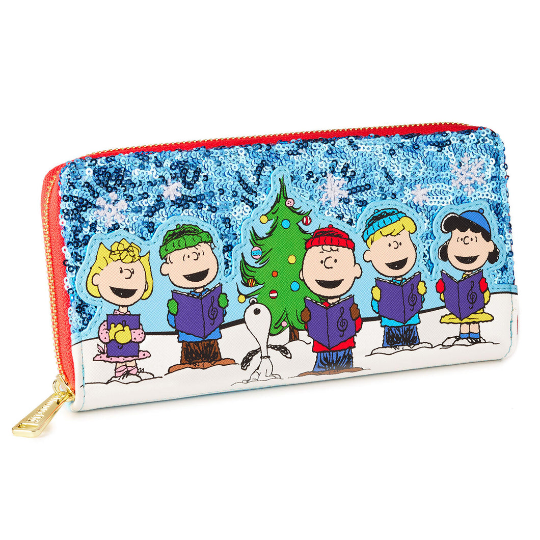 HALLMARK EXCLUSIVE Peanuts Sequin Holiday Wallet