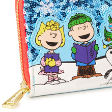 Load image into Gallery viewer, HALLMARK EXCLUSIVE Peanuts Sequin Holiday Wallet
