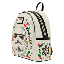 Load image into Gallery viewer, Stormtrooper Cosplay String Lights Light Up Mini Backpack
