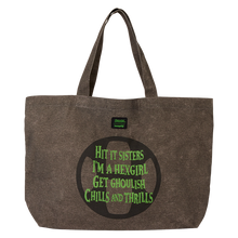 Load image into Gallery viewer, Scooby-Doo! Hex Girls World Tour Oversized Canvas Tote Bag
