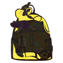 Load image into Gallery viewer, Tangled Rapunzel Glow Pin Trader Mini Backpack
