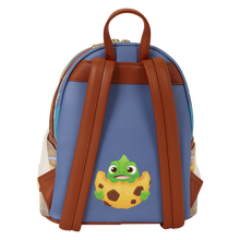 Load image into Gallery viewer, Tangled Rapunzel Glow Pin Trader Mini Backpack
