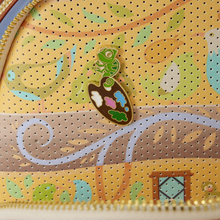Load image into Gallery viewer, Tangled Rapunzel Glow Pin Trader Mini Backpack
