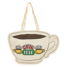 Load image into Gallery viewer, Friends Central Perk Coffee Cup Oversized Canvas Tote Bag
