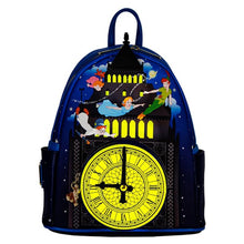 Load image into Gallery viewer, Peter Pan Clock Glow in the Dark Mini Backpack

