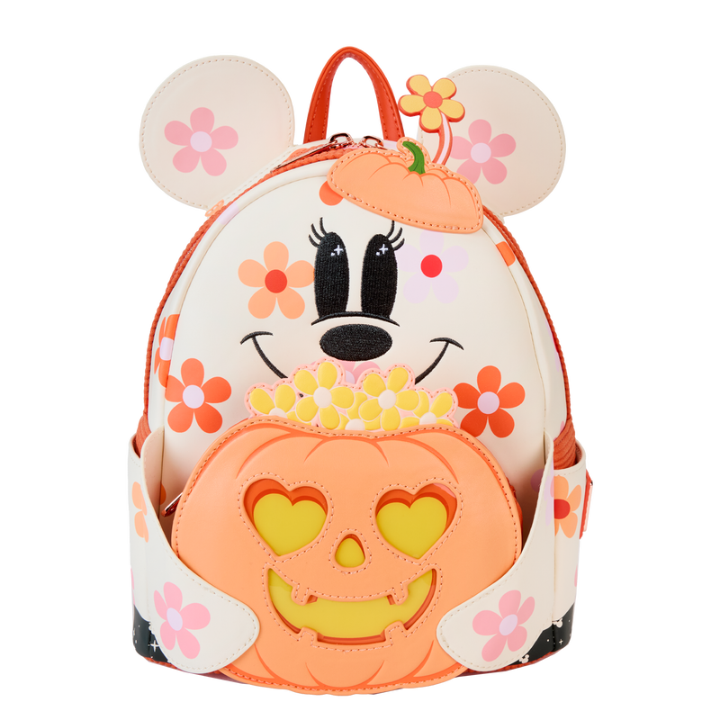 disney mickey mouse ghost glow-in-the-dark mini-backpack Minnie Mouse Floral Ghost Cosplay Light Up Glow Mini Backpack – Stevens  Floral Gifts & Framing