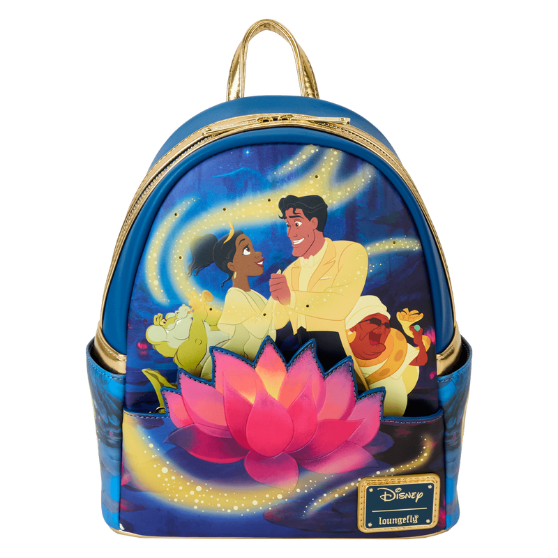disney mini backpack amazon The Princess and the Frog 15th Anniversary Tiana & Naveen Glow Mini Ba – Stevens Floral Gifts & Framing